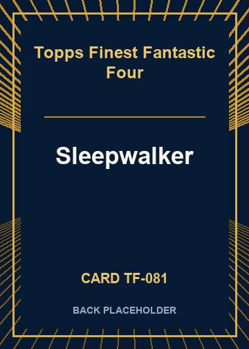 Sleepwalker back card image