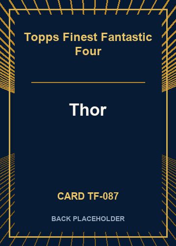 Thor back card image