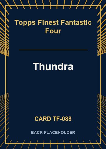 Thundra back card image