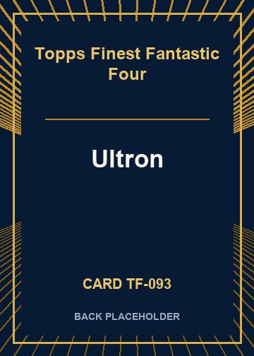Ultron back card image