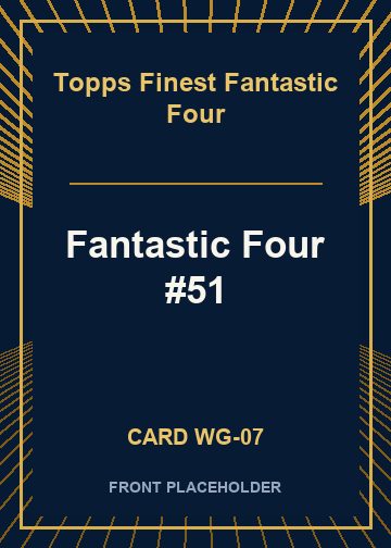 Fantastic Four #51 front card image
