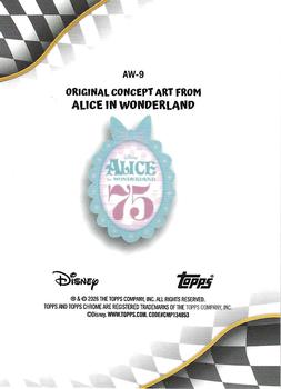 Alice and the White Rabbit back card image