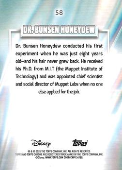 Dr. Bunsen Honeydew back card image