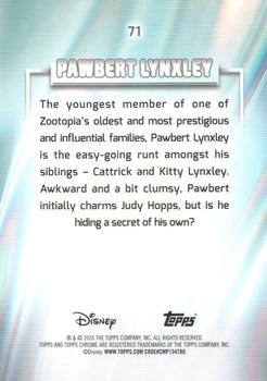 Pawbert Lynxley back card image