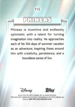 Phineas back card image