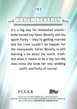 Karen Beverly back card image