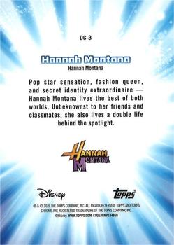 Hannah Montana back card image