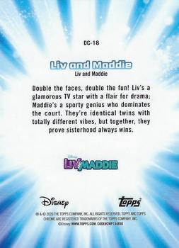 Liv and Maddie back card image