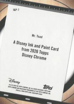 Mr. Toad back card image