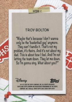 Troy Bolton back card image