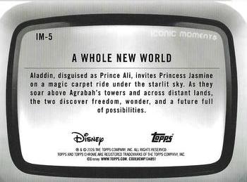 A Whole New World back card image