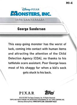 George Sanderson back card image