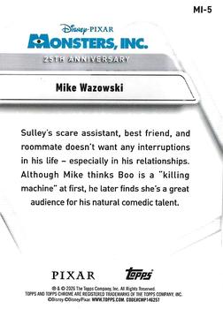 Mike Wazowski back card image