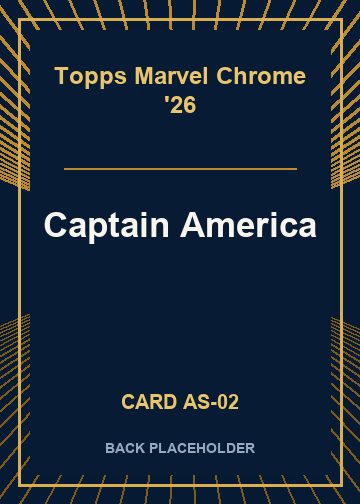 Captain America back card image