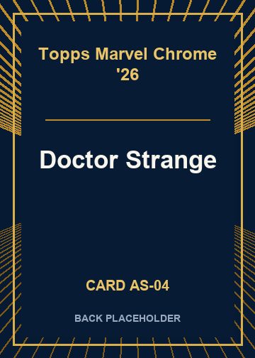 Doctor Strange back card image