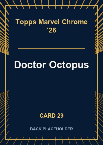 Doctor Octopus back artwork