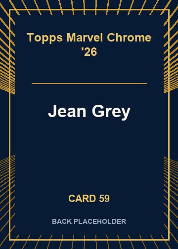 Jean Grey back card image