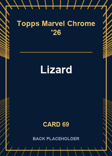 Lizard back card image