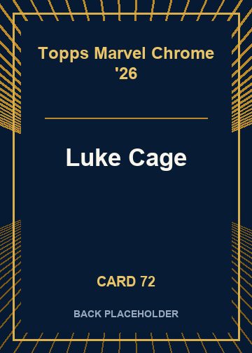 Luke Cage back card image