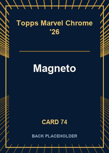 Magneto back card image