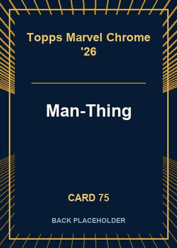 Man-Thing back card image