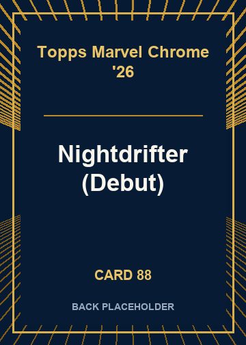 Nightdrifter (Debut) back card image