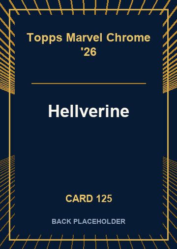 Hellverine back card image