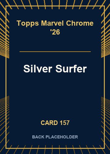 Silver Surfer back card image