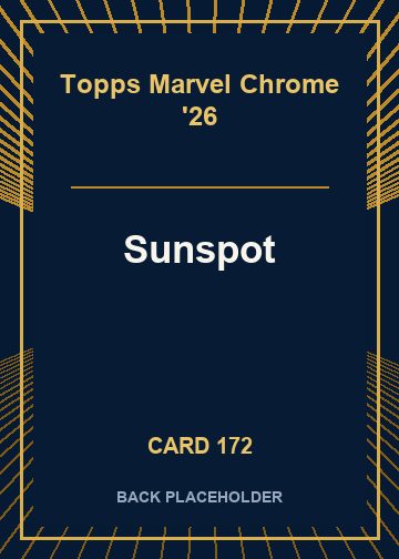 Sunspot back card image