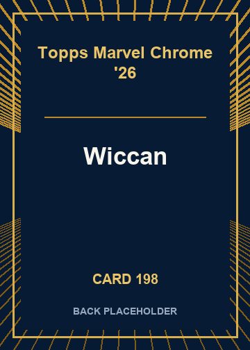 Wiccan back card image