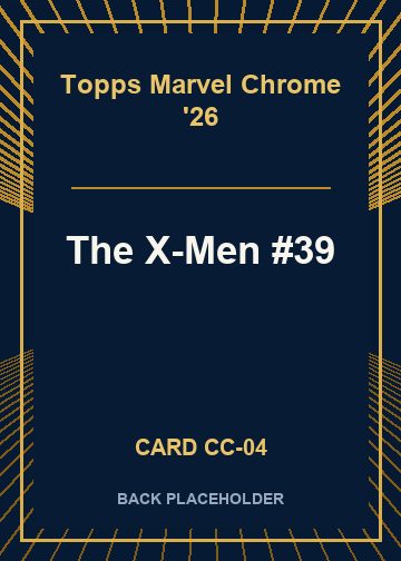 The X-Men #39 back card image