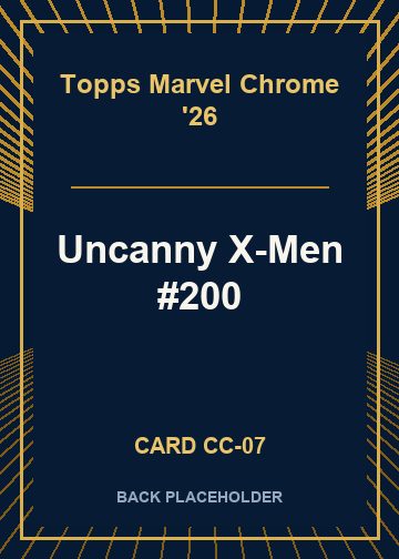 Uncanny X-Men #200 back card image