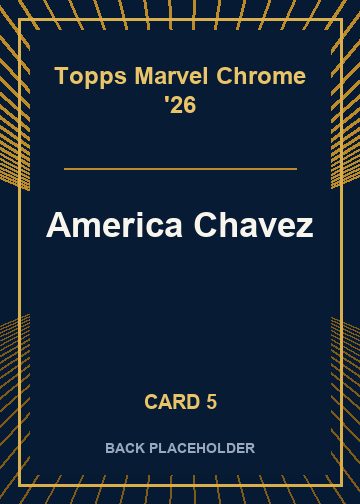 America Chavez back card image
