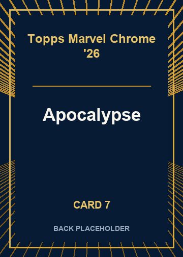 Apocalypse back card image
