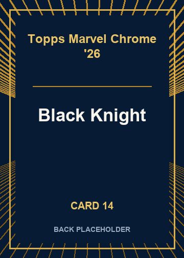 Black Knight back card image