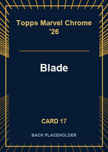 Blade back card image