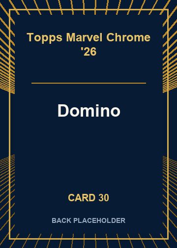 Domino back card image