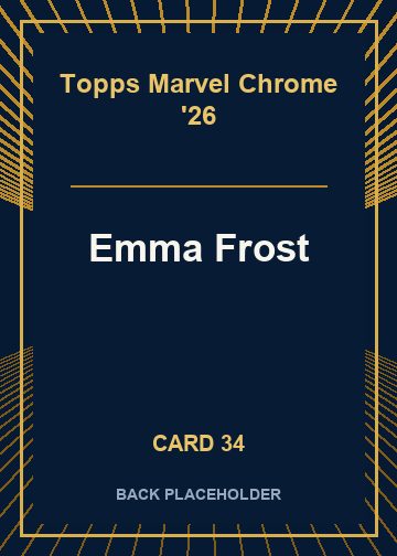 Emma Frost back card image