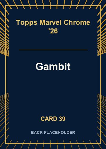 Gambit back card image