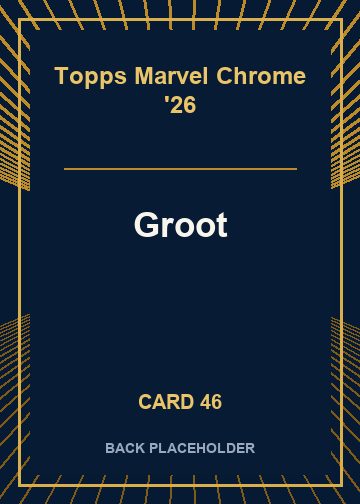 Groot back card image