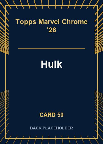 Hulk back card image