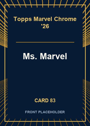Ms. Marvel front card image