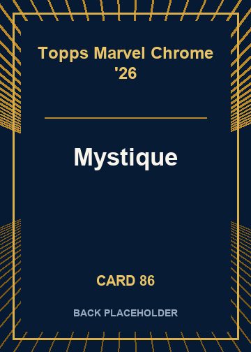 Mystique back card image