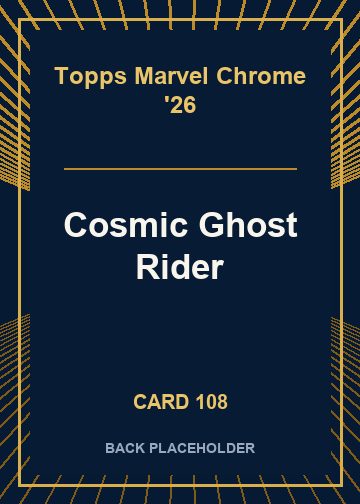 Cosmic Ghost Rider back card image