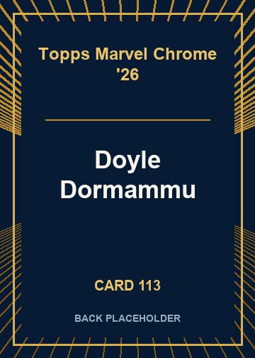 Doyle Dormammu back card image