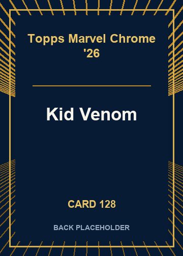 Kid Venom back card image