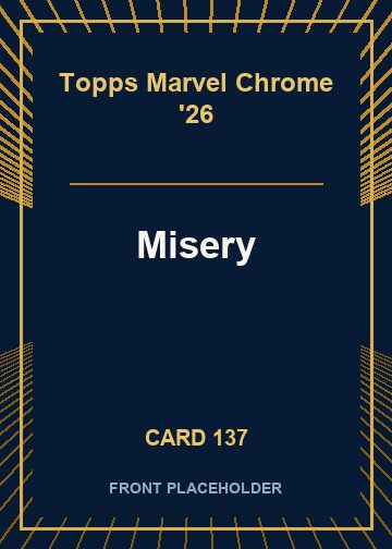 Misery front card image
