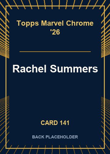Rachel Summers back card image