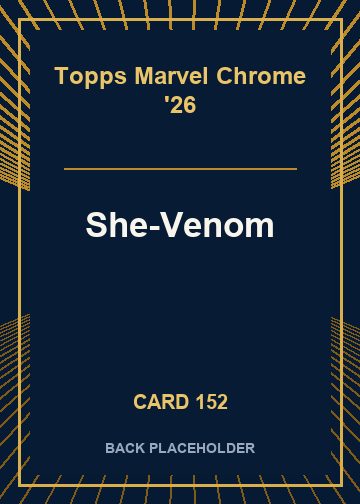 She-Venom back card image