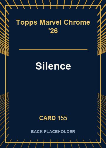 Silence back card image